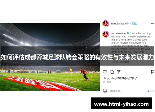 如何评估成都蓉城足球队转会策略的有效性与未来发展潜力